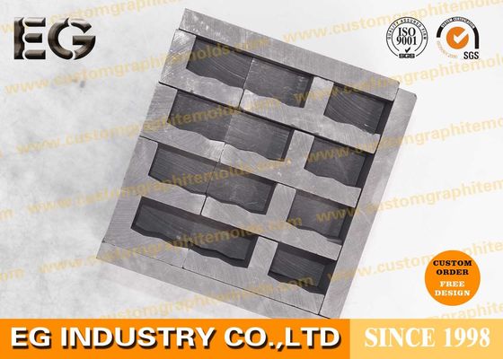 China 325 Mesh Grain Size Graphite Gauge Mold Isostatically 8mm For Glass Casting Industry supplier