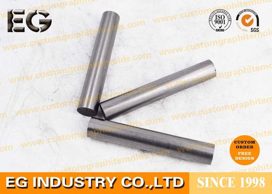 China 1.85g/cm3 Welding 10.4mm / 7.4mm Carbon Rod , 48 HSD Extruded Graphite Stirring Rod supplier