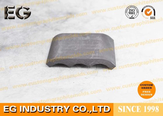 China Isostatically Carbon Graphite Plate Metallic Luster Polished Round 0.3% Ash Content supplier