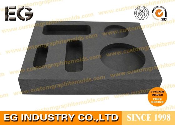 China High density Casting Graphite Ingot Mold Custom Design for Gold Metal Melting supplier