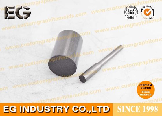 China 8mm Dia Size Solid high pure Graphite Rod 1.85g / cm3 Bulk Density Stirring For Self Llubricant Board supplier